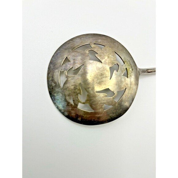 Vintage WM Rogers Mfg. Co Original Rogers Tomato Serving Spoon Silver Plate 7.5" - Picture 3 of 6